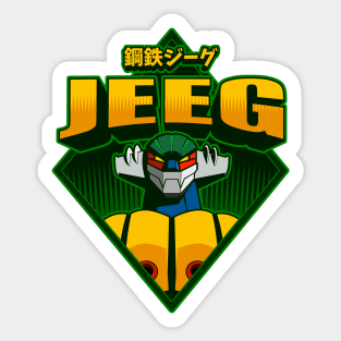 286 Jeeg Losanga Sticker